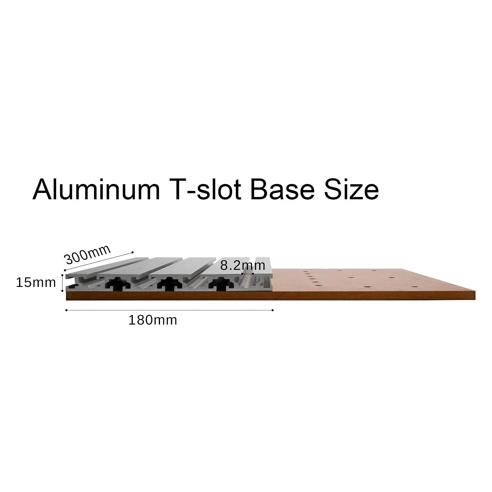 Genmitsu T-Slot Table Top 3040 Aluminum Spoilboard Extension Kit for CNC Router 3018-PRO