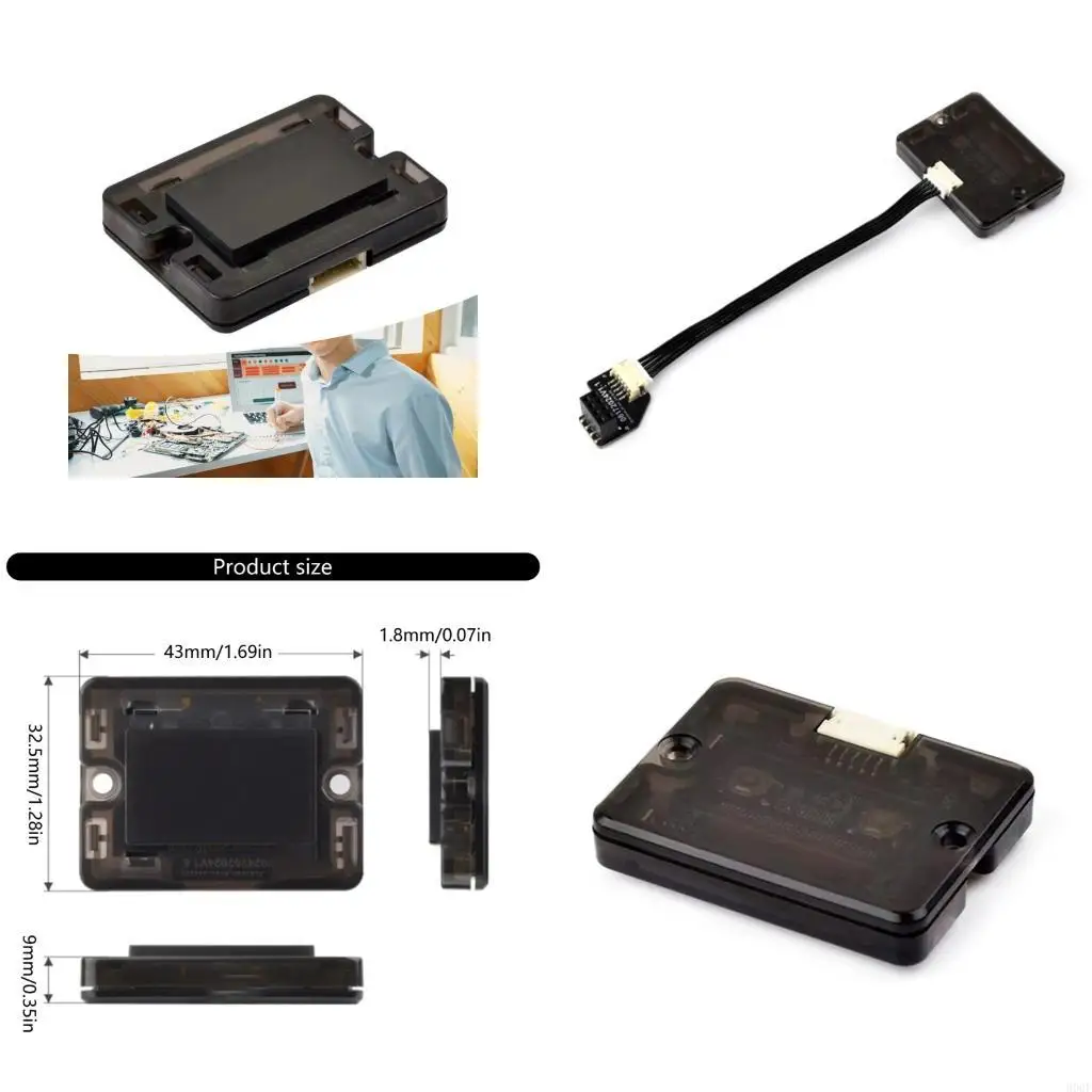 

900F LED Display Module For Argon V5 Case 128X64 Resolution LED Display Module LED Monitoring Real Time Display