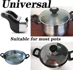 Short Side Handle Grip Replacement Pot Handles with Screw Universal Pressure Pan Cooker Ear for Kitchen Cooker Steamer Sauce Pot