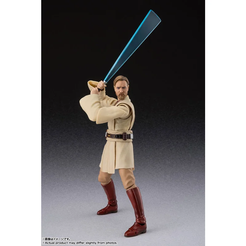 Original Bandai S.H.Figuarts Obi Wan Kenobi Classic Ver STAR WARS: Revenge of The Sith Figure Anime Action Model Toys Gift