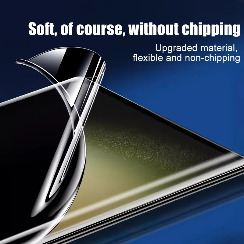 3 Stück Sichtschutz-Hydrogel-Displayschutzfolie für Samsung Galaxy S21 S20 S22 S23 S24 Ultra Note 20 10 S8 S9 S10 Plus Anti-Spy-Folie – Detail 3