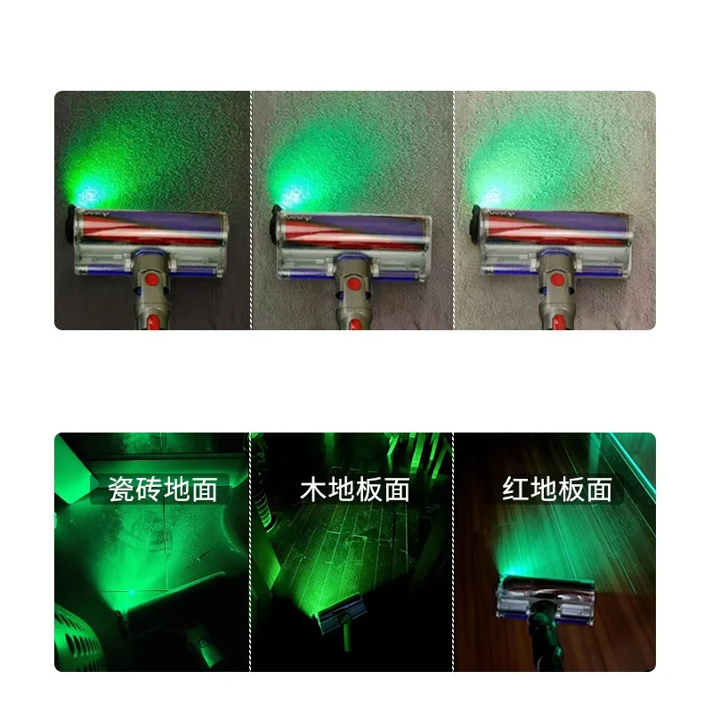 مكنسة كهربائية مع مصباح LED ، عرض الغبار ، تنظيف ، الغبار المخفية ، شعر الحيوانات الأليفة ، اكسسوارات للمنزل ، متجر للحيوانات الأليفة