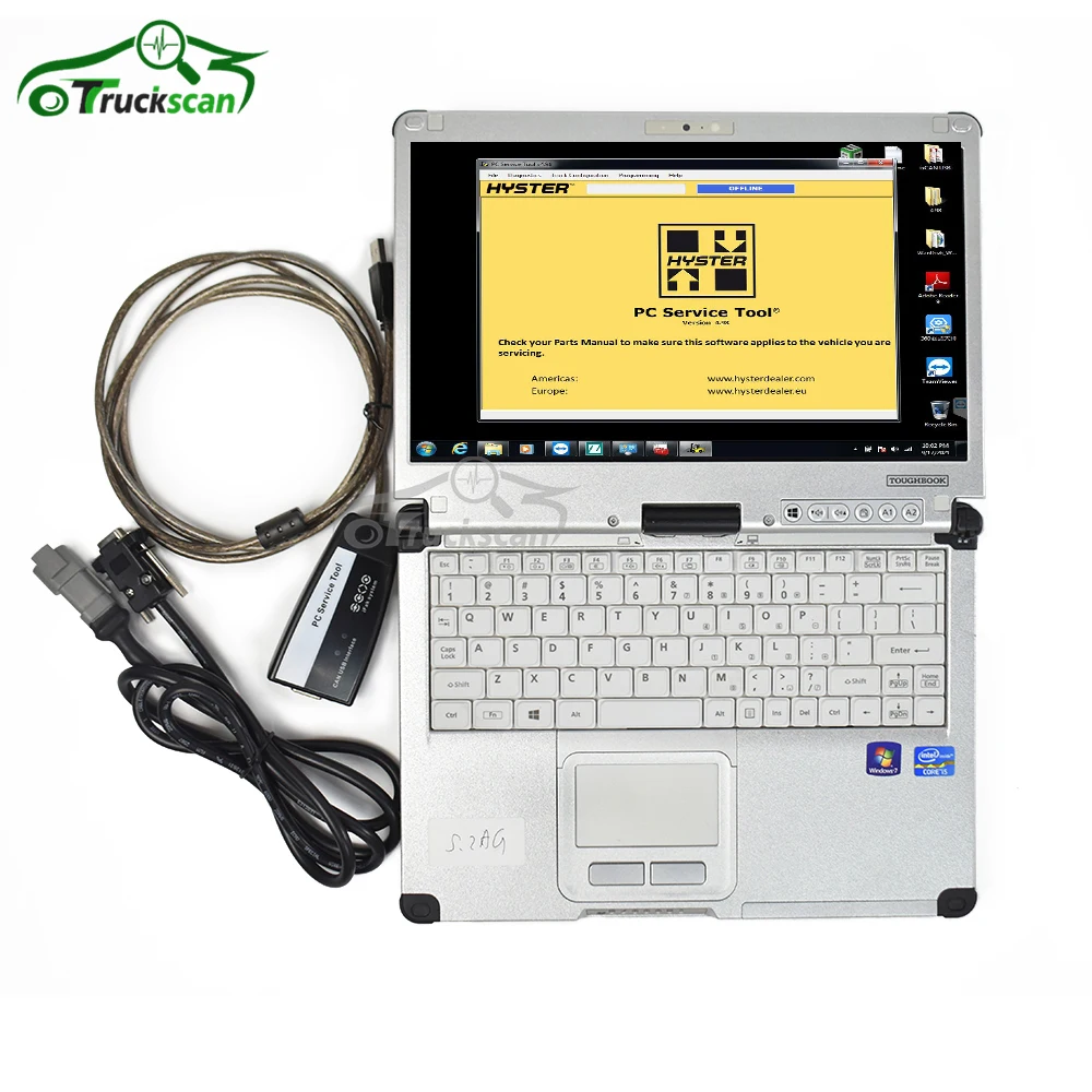 

For yale hyster diagnostic scanner Hyster V4.98 for Yale Hyster PC Service Tool Ifak CAN USB Interfacewith cfC2 cf52/19