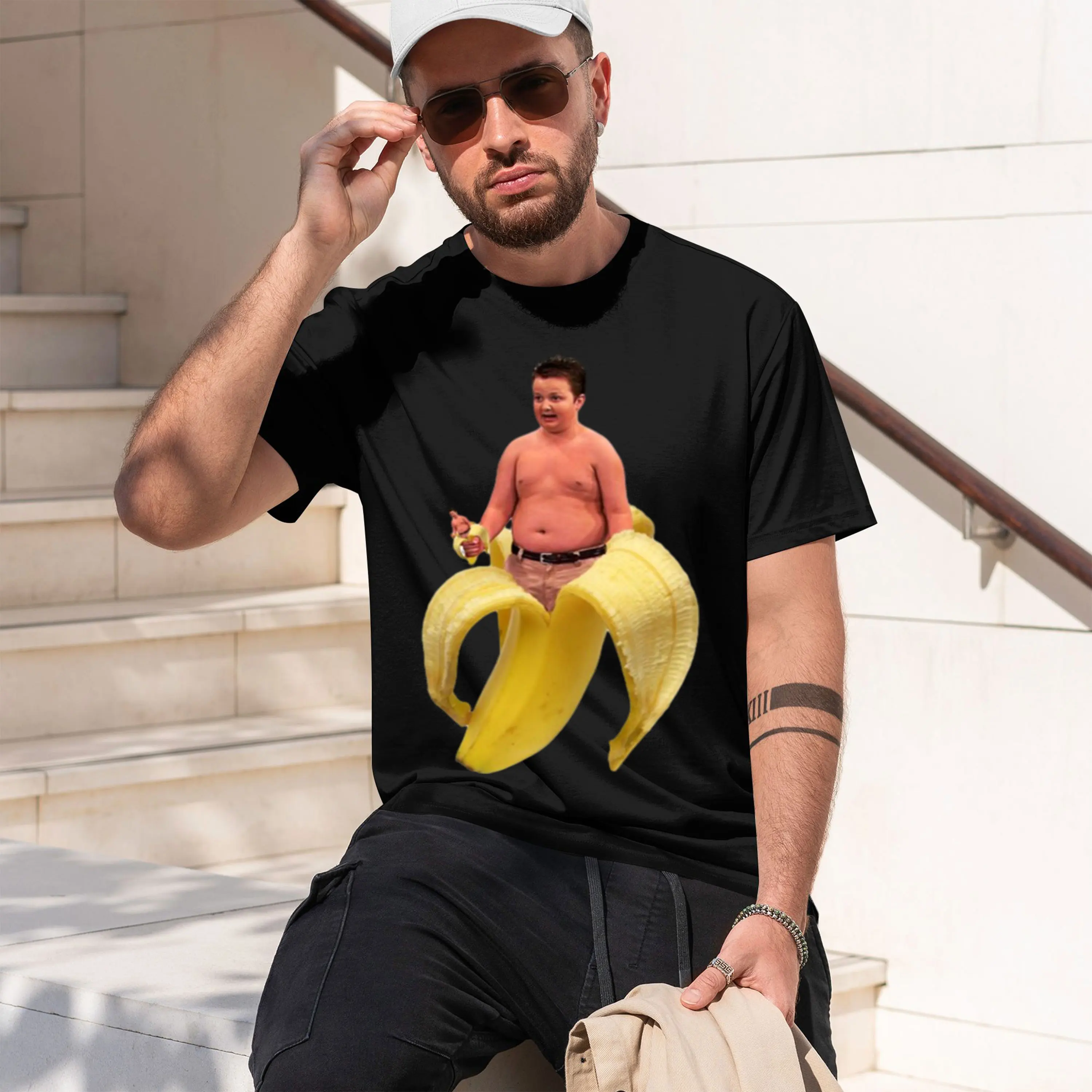 Transcendent Gibby Sticker 2026 Nouveau modèle T-shirt à manches courtes et col rond pour homme, classique, décontracté, plusieurs couleurs et tailles pour tous les jours