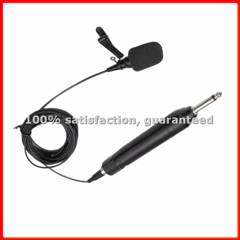 

5M Lapel Microphones 6.5 Mono Portable Microphone Pickup Microphone Wired Mini Audio Mic for , Guitar,Violin-A22U