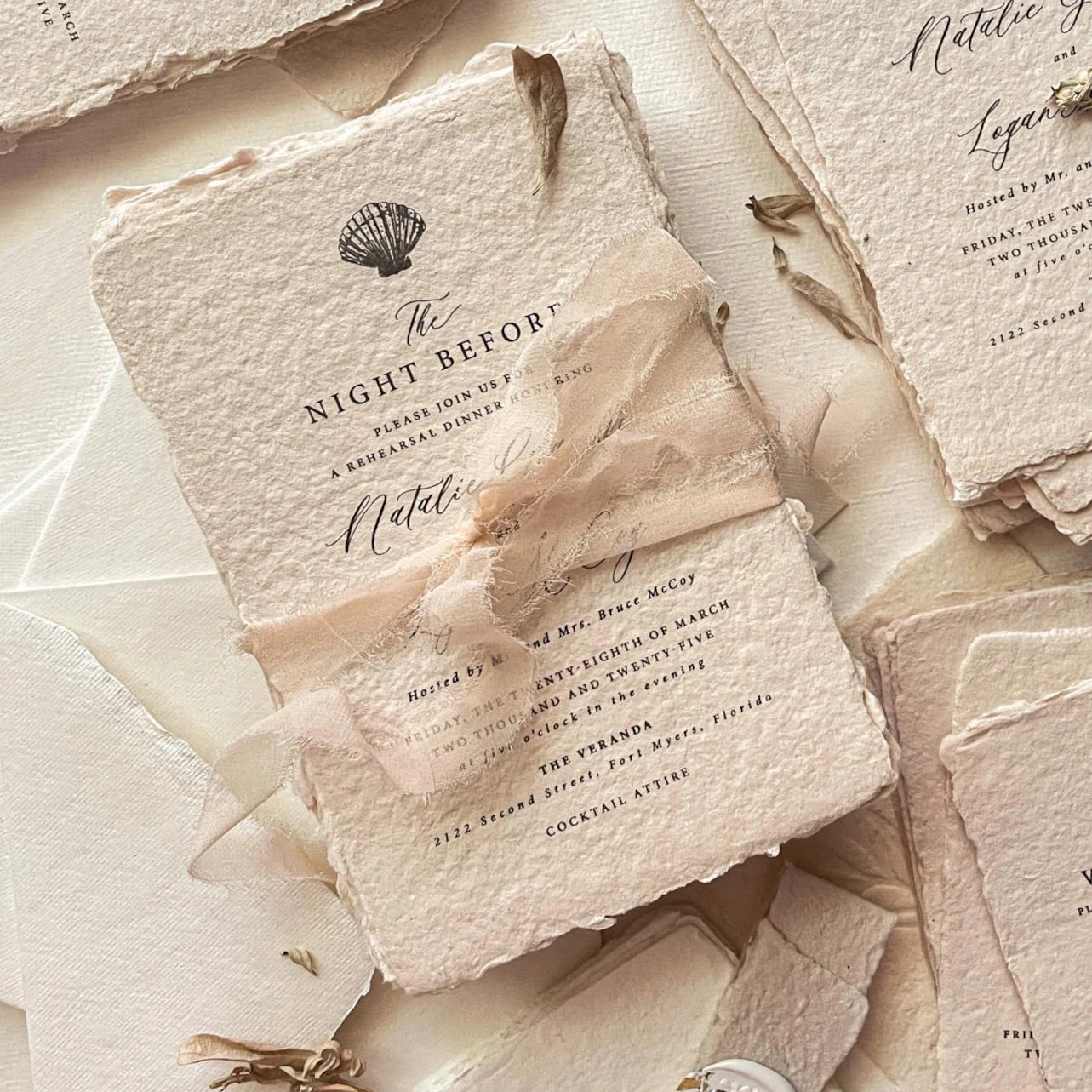 100 pcs Handmade Paper Menus,Wedding Menu with Placecards,Deckled Edge Menu and Name Tag,Personalized Menus