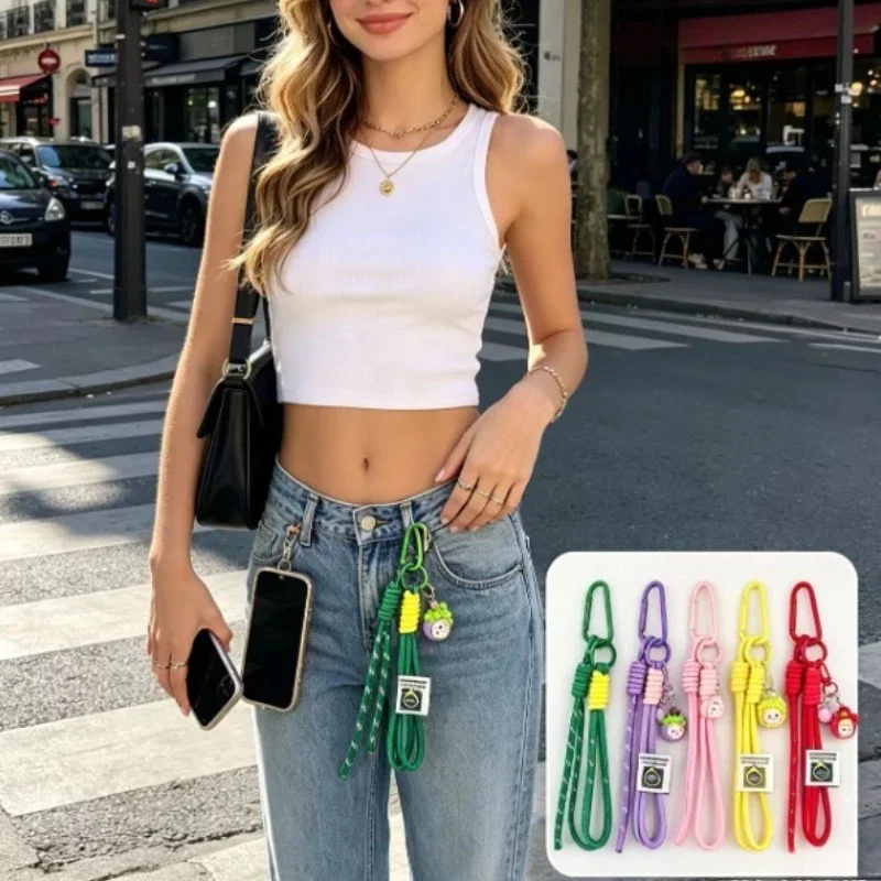 

Miu Fruit Duomei Keychain Bag Hanging Stars Mobile Phone Case Pendant Versatile Dopamine Design Gift for Girlfriend