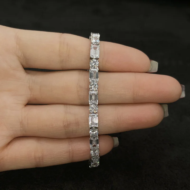 SLYFY001 custom 925 sterilng silver small stones Tenni bracelet