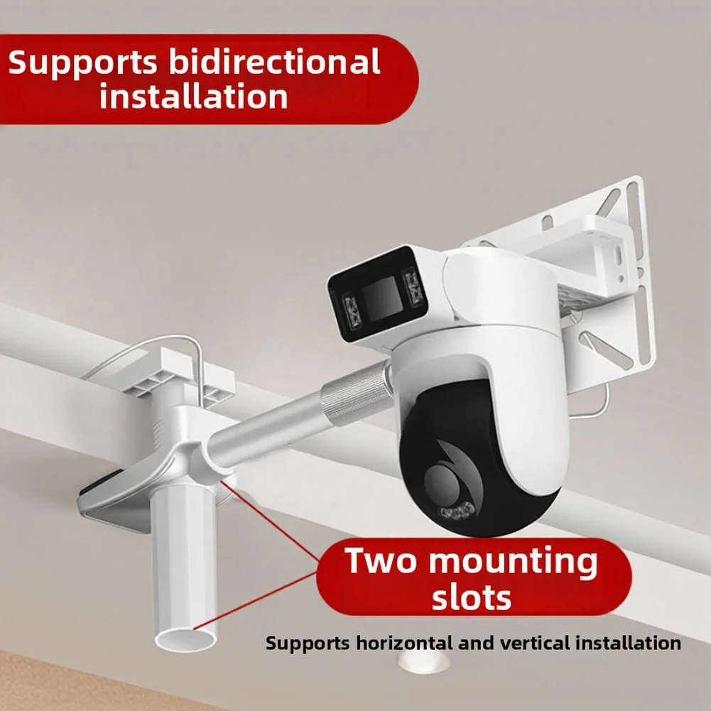 Telescopic Camera Mount with Robust Frame for Long-Term Stability in Indoor and Outdoor Surveillance Environments
