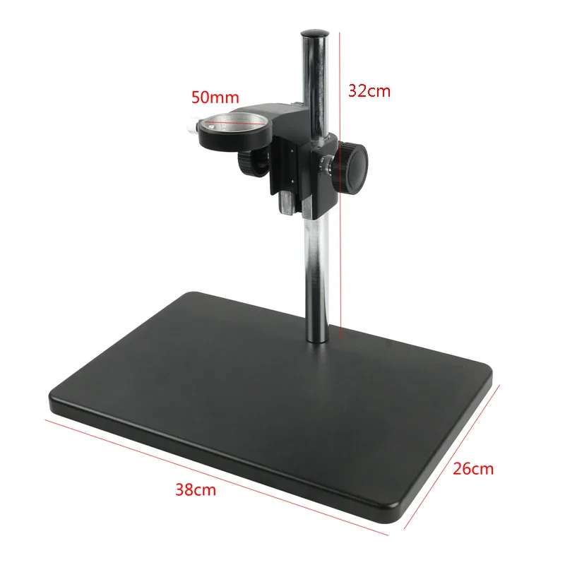 Big Size Heavy Duty Adjustable Boom Large Stereo Arm Table Stand 50mm Ring Holder For Lab Industry Microscope Camera