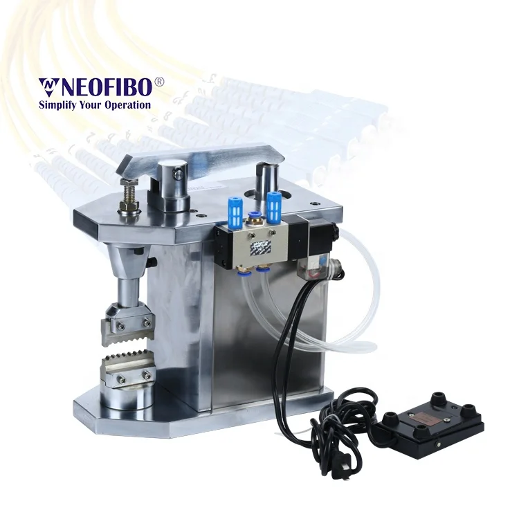 

Neofibo FCCM-3000A волоконная пневматическая промышленная ОБЖИМНАЯ машина волоконный соединитель кабель Автоматическая ОБЖИМНАЯ машина