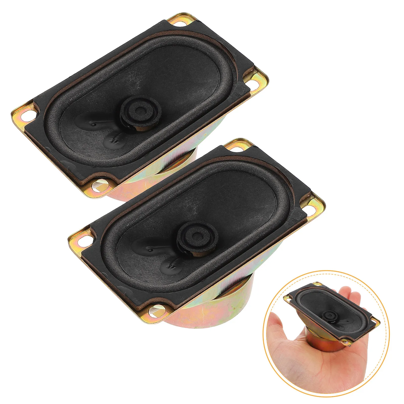 2Pcs Liquid Crystal TV Speaker Audio Replacement Parts High Sensitivity Loud Speaker Components for Home Stereo Repair
