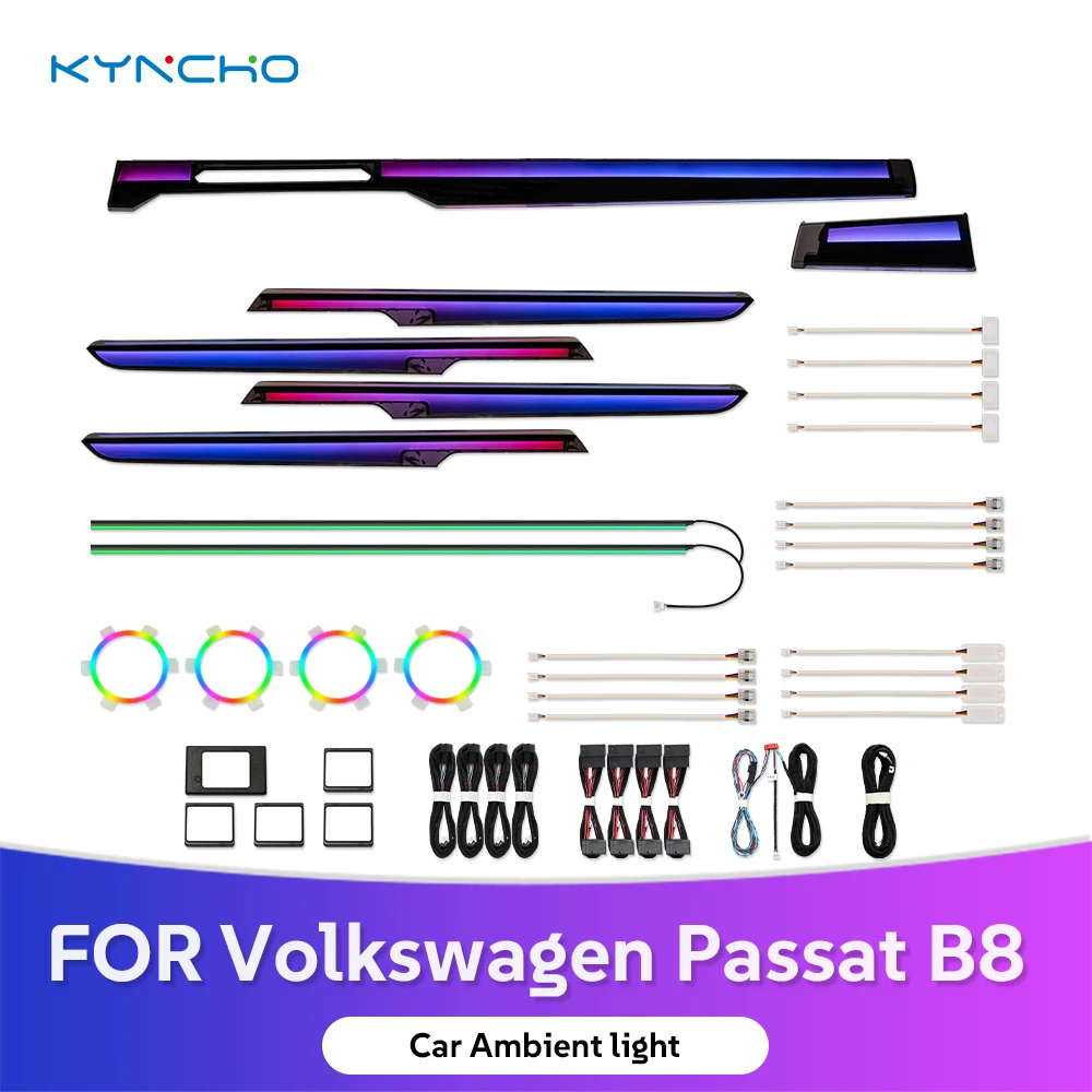 

For Volkswagen PASSAT B8 Factory Auto Interior Modification Original LED Symphony Car Ambient Light Exclusive Flowing Light
