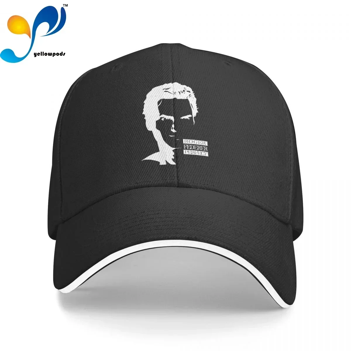 Roger Federer Logo Men's New Baseball Cap Fashion Sun Hats Caps for Men and Women