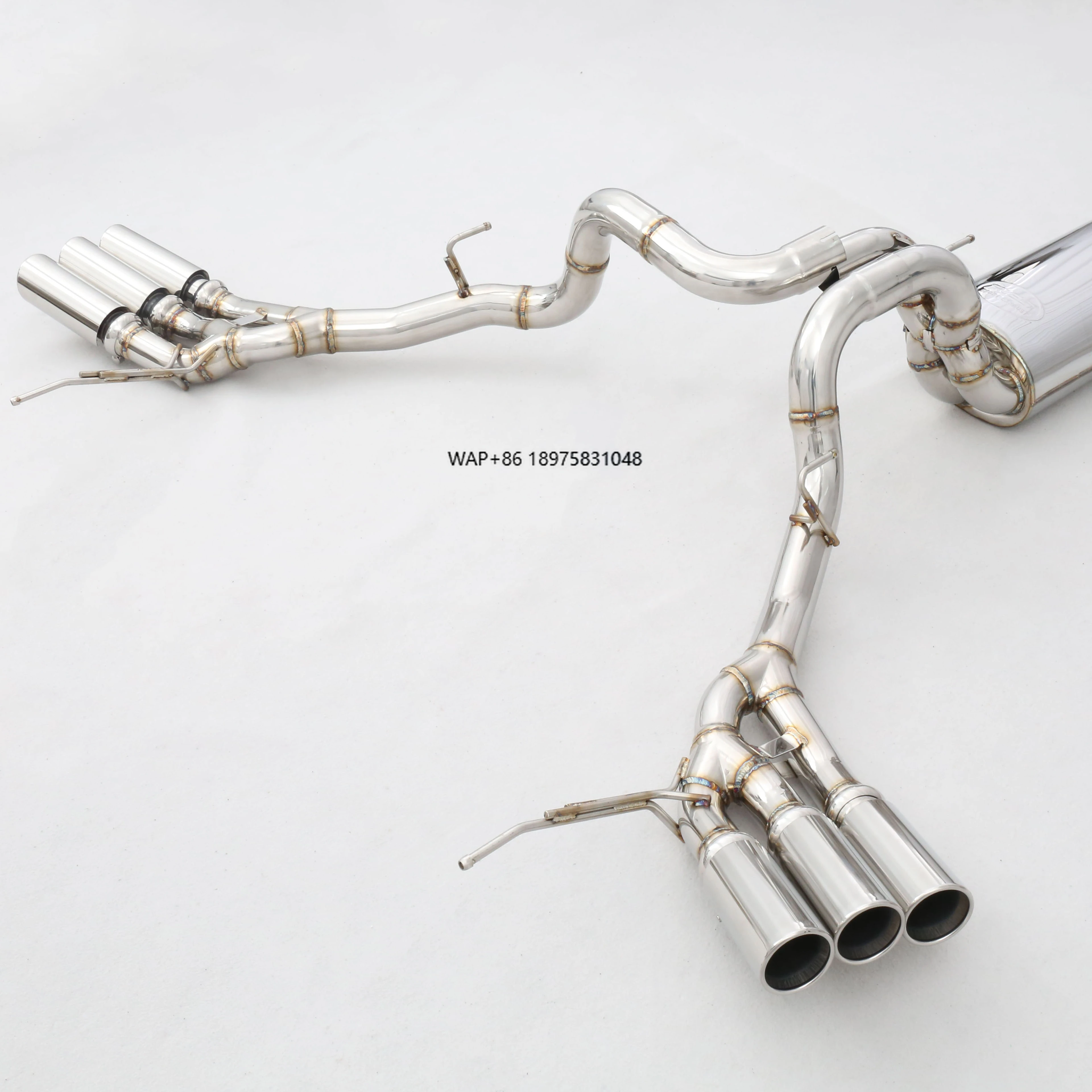 Custom 304 Stainless Steel/Titanium Valved Exhaust System for  F150 3.5T 3.5TT Premium Quality Exhaust Pipes