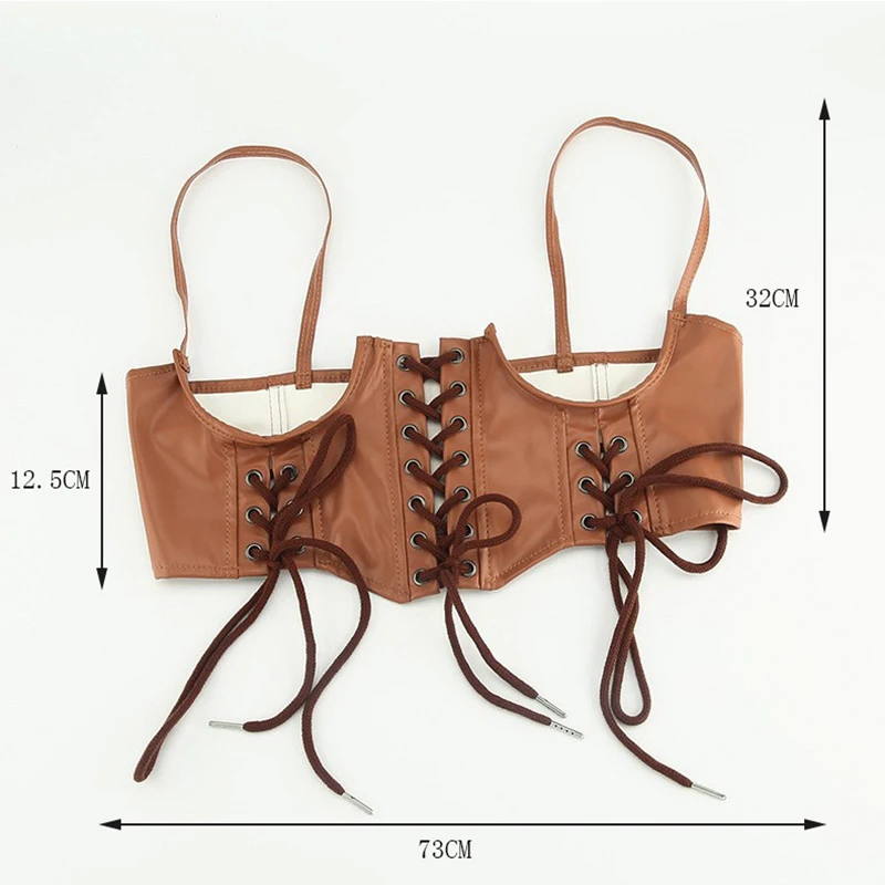 Decorative Corset Women Underbust Luxury Designer Tunic Leather Ladies Waist Belts Punk Vintage Cummerbund Dress PJ533