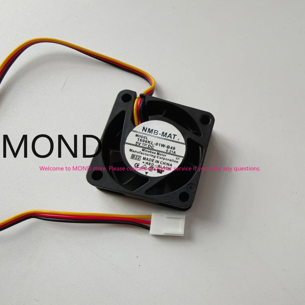NMB 1606KL-01W-B49 NMB-MAT Inverter Cooling Fan DC 5V 0.21A 4015 40x40x15mm 4CM
