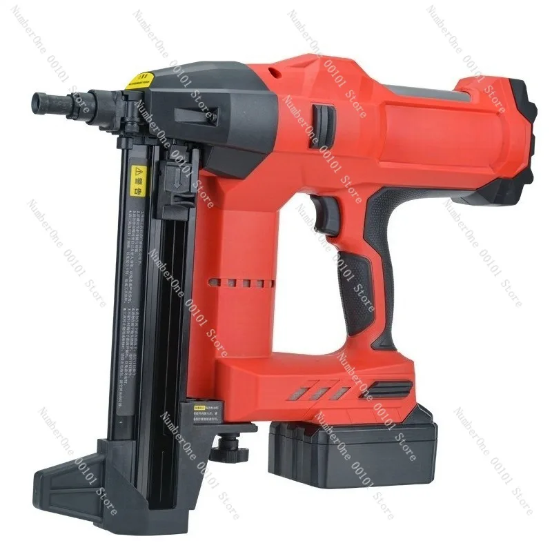 Professional Lithium Battery Steel Nail Gun Electric Concrete Nailer Power Fastening Tool for Plastic Strip Drive Pins Special