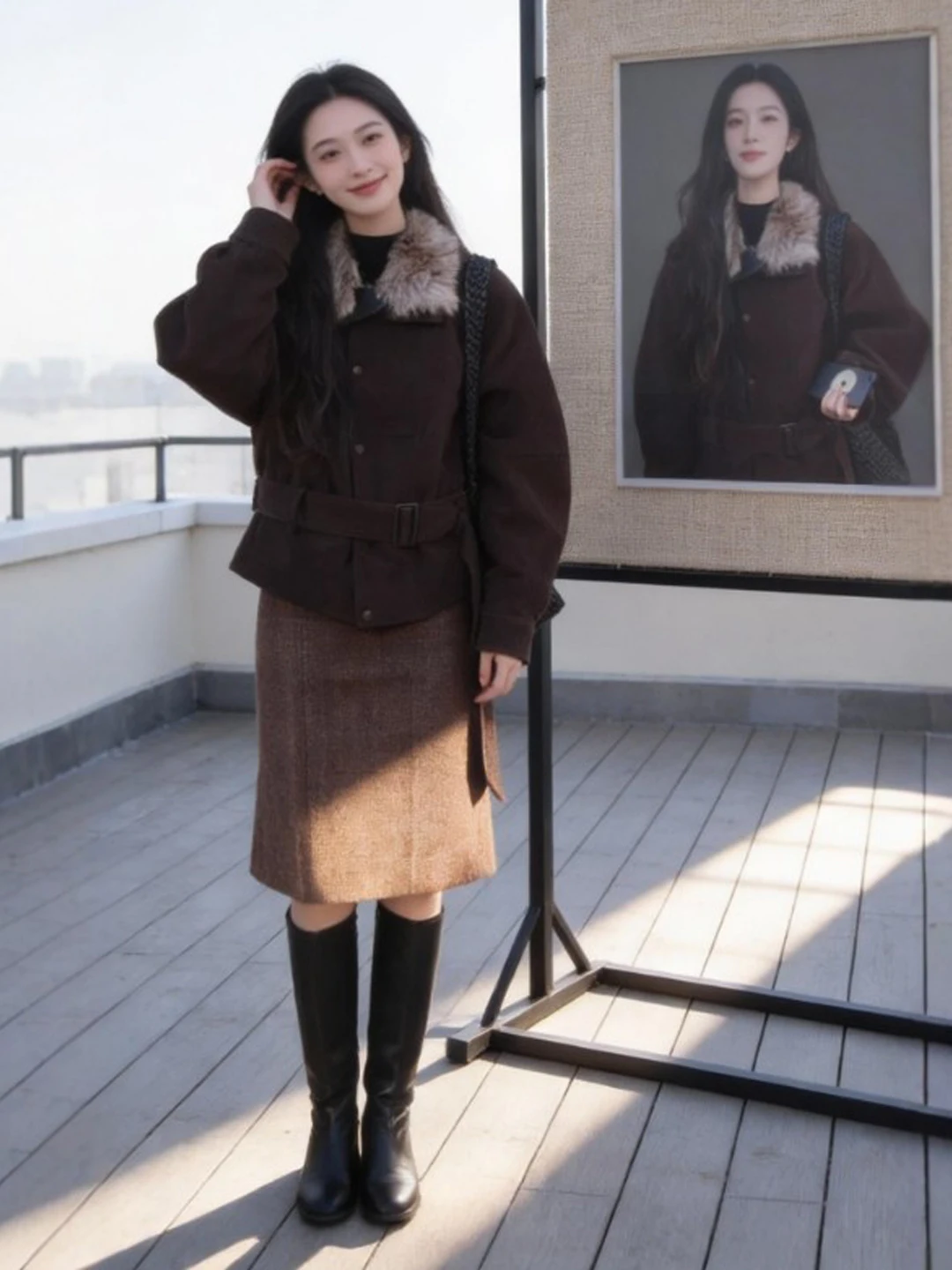 

Korean Sle Loose ort Cotton Jaet Cute Unique Small Size Winter Faion New Arrival Comfortable Warm High Collar Single ...