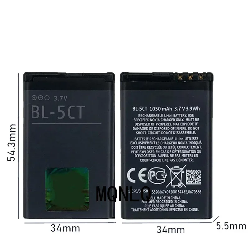 BL-4C BL-5C BL-4B BL-5B BL-4U Battery For Nokia 2630 6100 5140 1100 1110 5230 N72 3310 5630 3720 N85 925 535 630 225 Asha 300