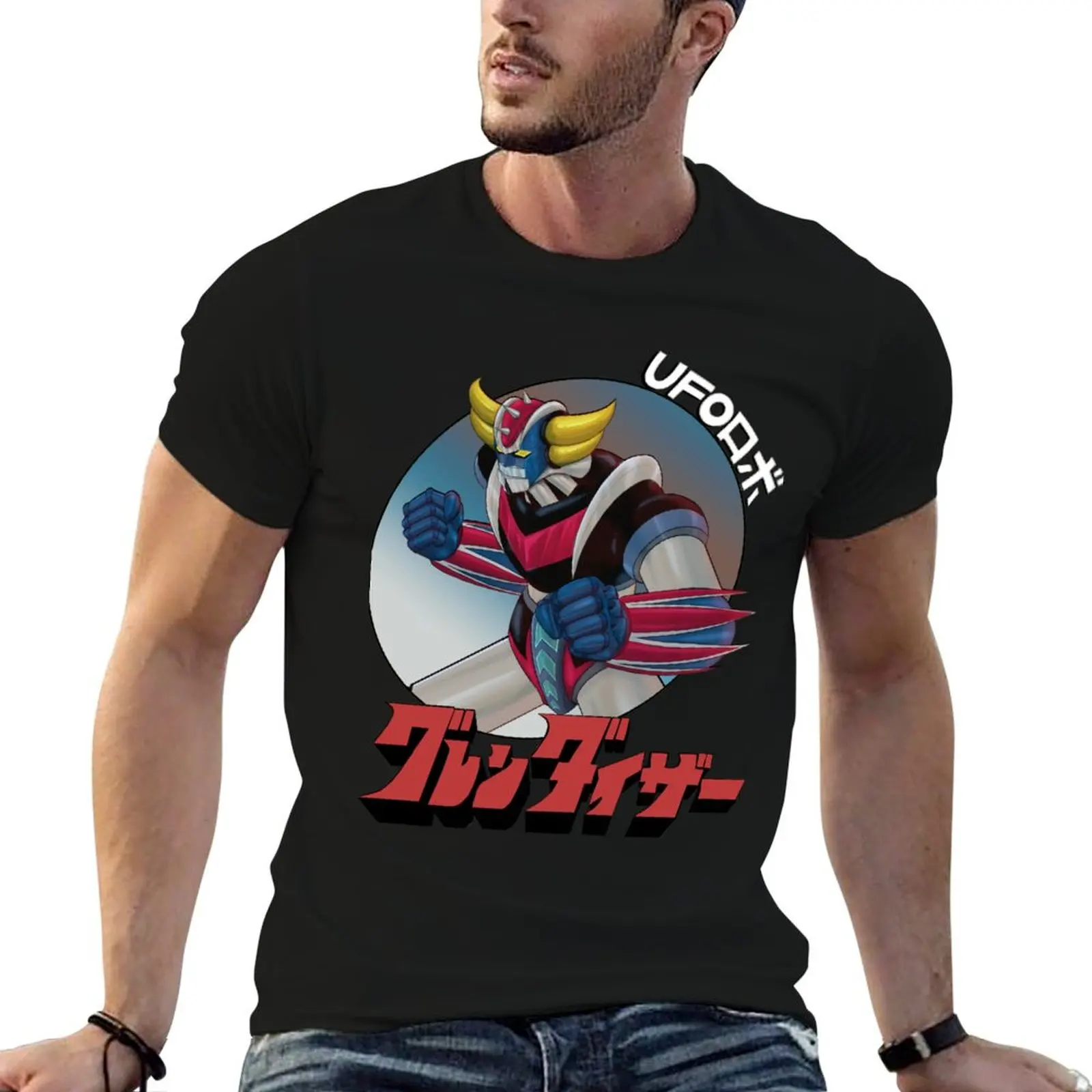 

UFO ROBO Grendizer T-Shirt graphic shirts cute tops Men's t-shirt