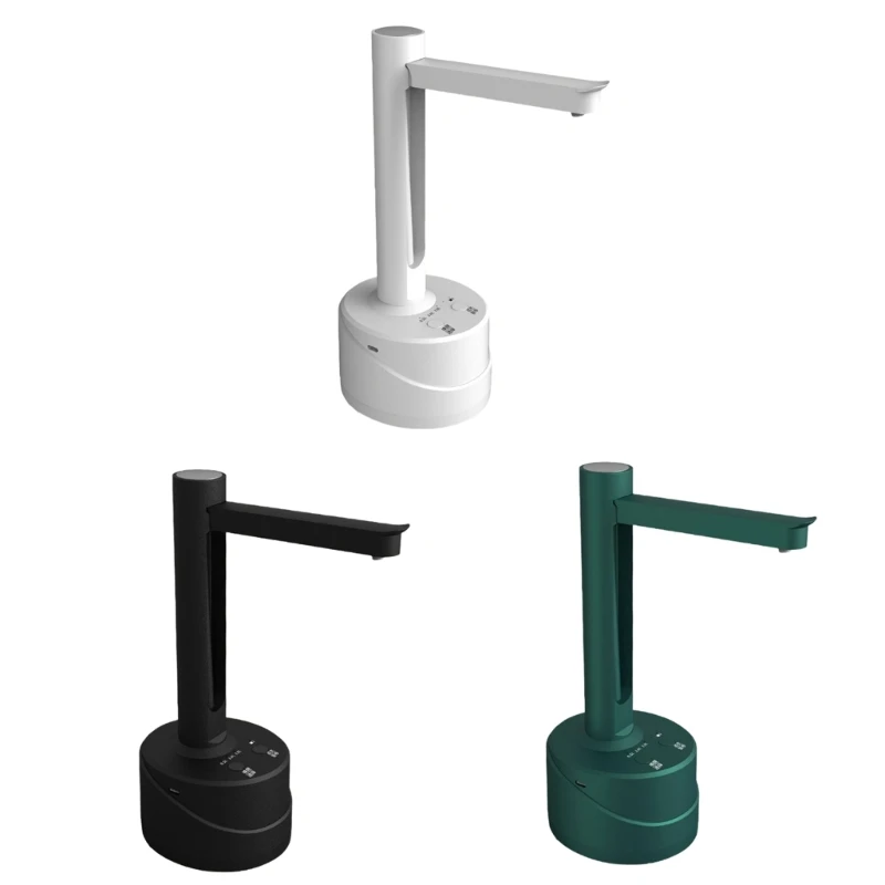 Dispensador água dobrável, bomba conveniente para garrafa 5 galões com carregamento USB, dispensador água para para