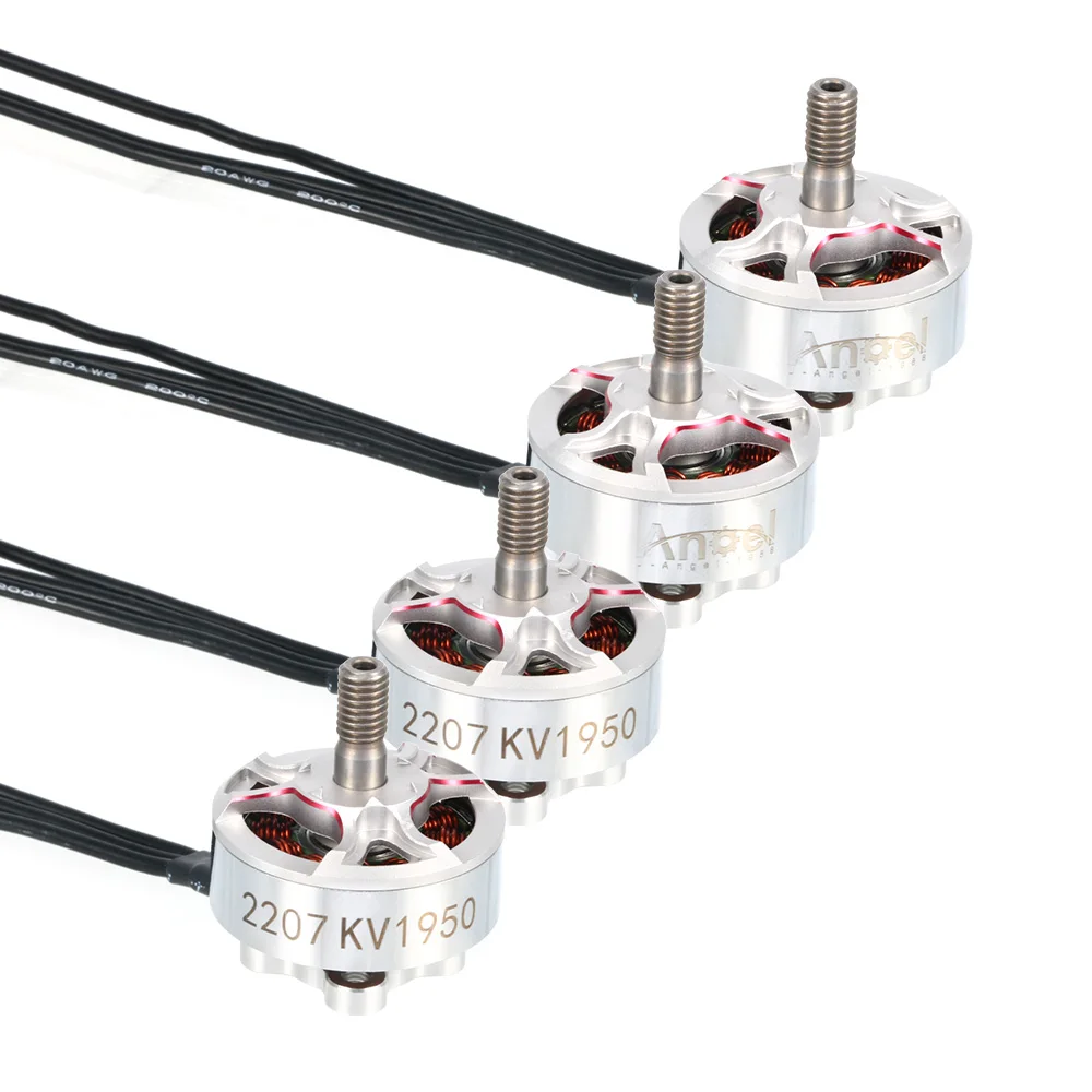 4 Pcs Angel A2207 2207 1950KV 4-6S Brushless Motor for FPV RC Multicopter Racing Drone Parts DIY Parts