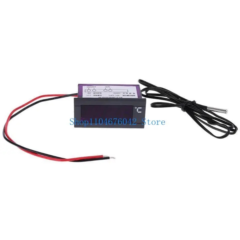 652F Professional Digital Embedded Thermo meter Refrigerator Freezer Temperature Display Panel 220V