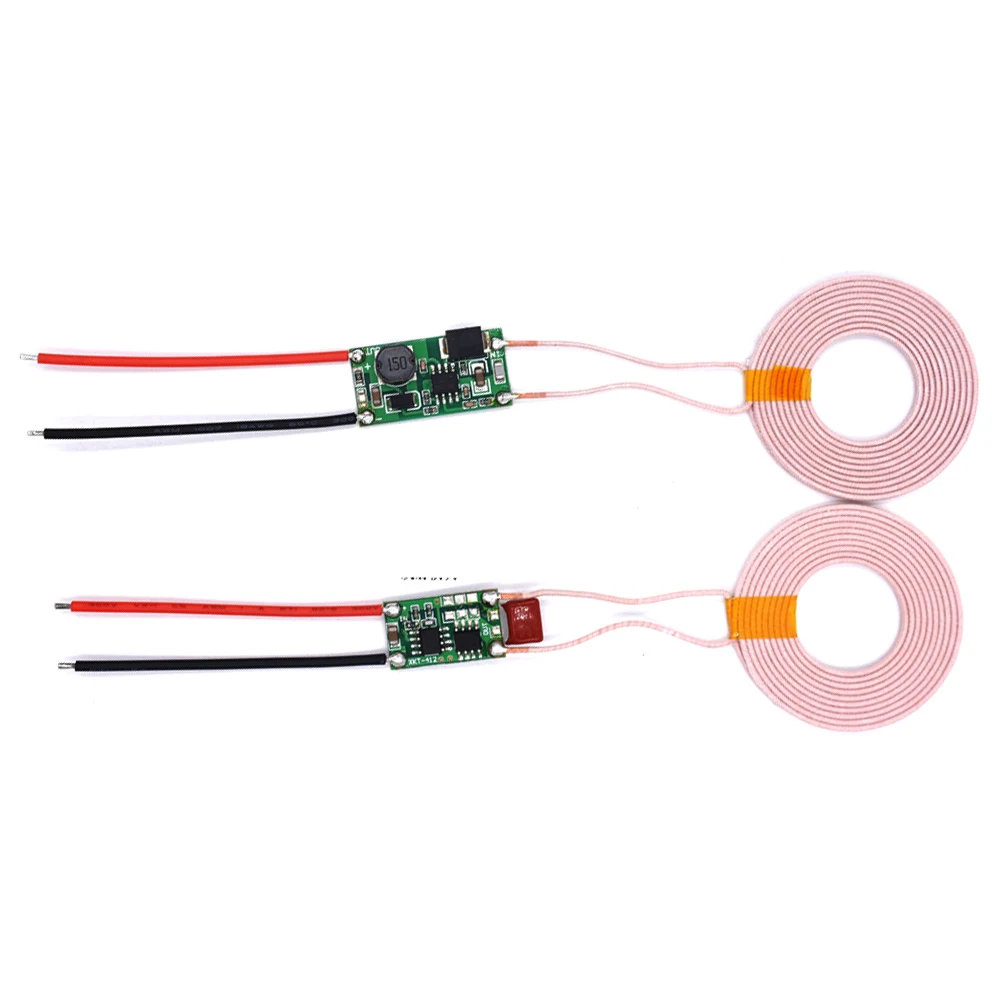 Imagem -02 - Módulo de Carregamento sem Fio Alimentação Bobina Carregador Indutivo Faça Você Mesmo Cells Telefone Transmissor Módulo Receptor 5v 2a 12v