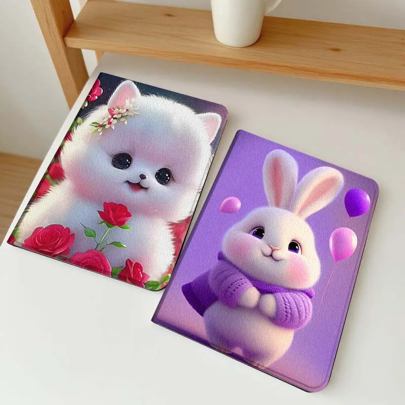 

Dog Rabbit Cartoon Cute Art Gift For Samsung Galaxy Tab A7 A A8 A9 A11 S6 S11 10.1 10.4 10.5 Inch Lite PLus Soft Tablet Case