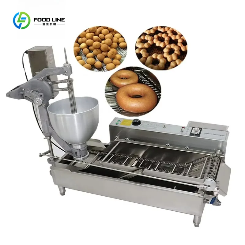 Automatic Large Donut Making Forming Machine Industrial Production Line Fryer Commercial OEM Customized