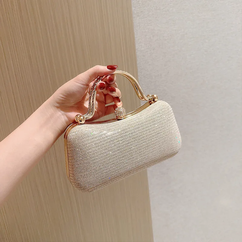 Fashion Women Evening Bag Brand Party Banquet Glitter Pack For Ladies Wedding Clutches Handbag Dinner Chain Shoulder Bags