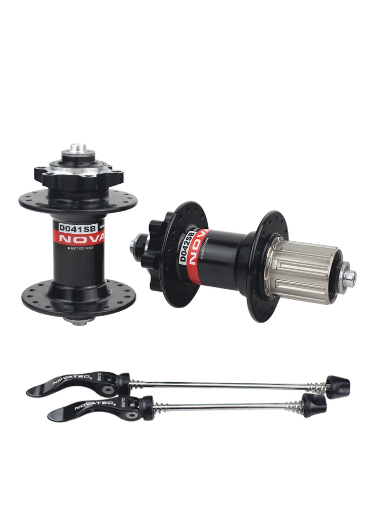 AliExpress NOVATEC Hub D041SB D042SB 32Holes Front 100mm Rear 135mm Black HG Bearing Mountain Bike Hubs  32 36 Holes 8 9 10 11Speed