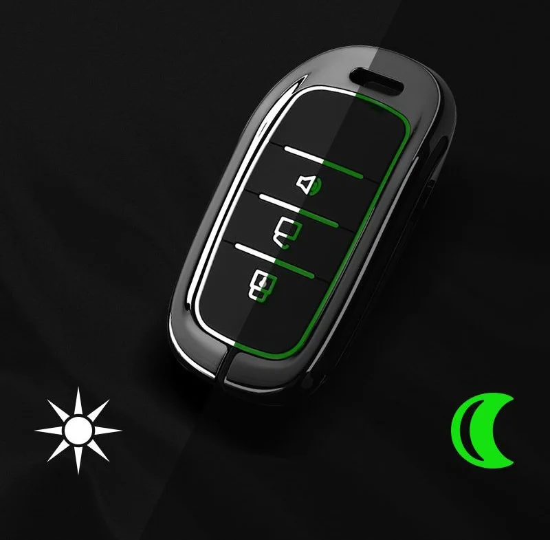 Zinklegierung Autoschlüsseletui für FOTON TUNLAND V7 V9 Auto-Styling Fernbedienung Abdeckung Shell Schlüsselanhänger Gehäuse Ringhalter Fob Zubehör – Detail 4