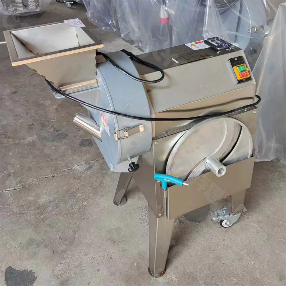 

Industrial Automatic Lemon Banana Coconut Onion Potato Chips Slicer Cutting Machine Fruit Vegetable Cutter Dicing Machine