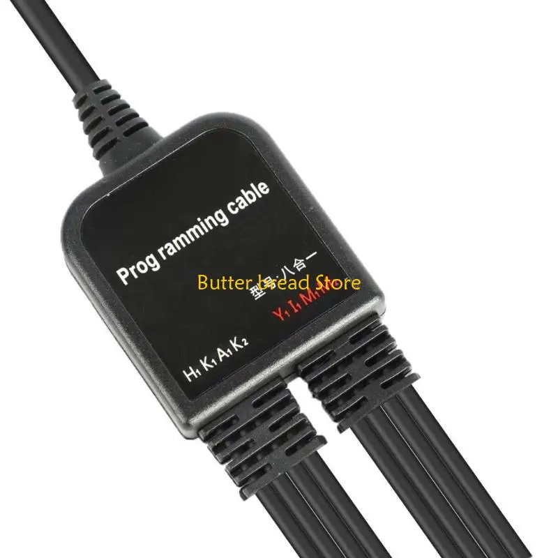 W89C Программное кабельное кабельное программное обеспечение Радиоаксуары 8 в 1 USB -программном кабеле