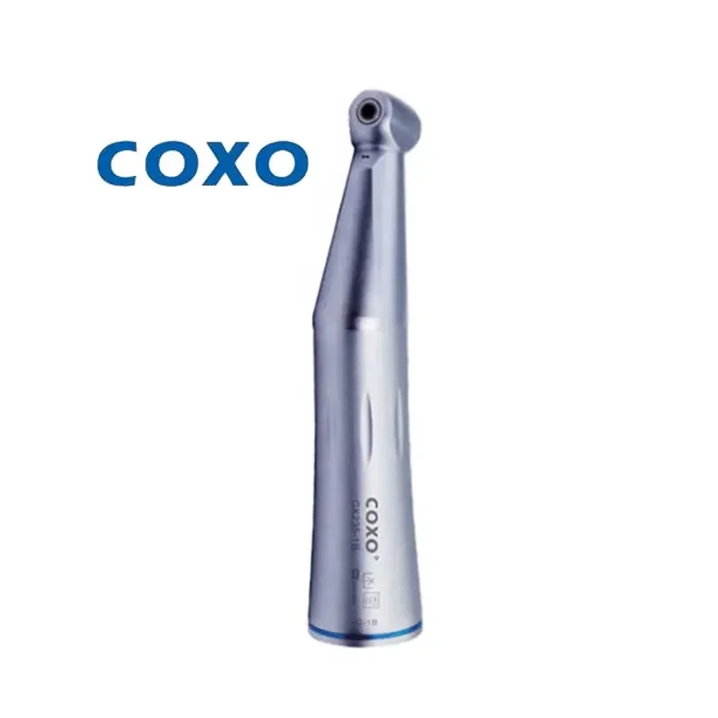 COXO CX235-C 1B Electric Motor Compatible Low-Speed Contra Angle Handpiece 1:1 Inner Channel Transmission for Dental Procedures