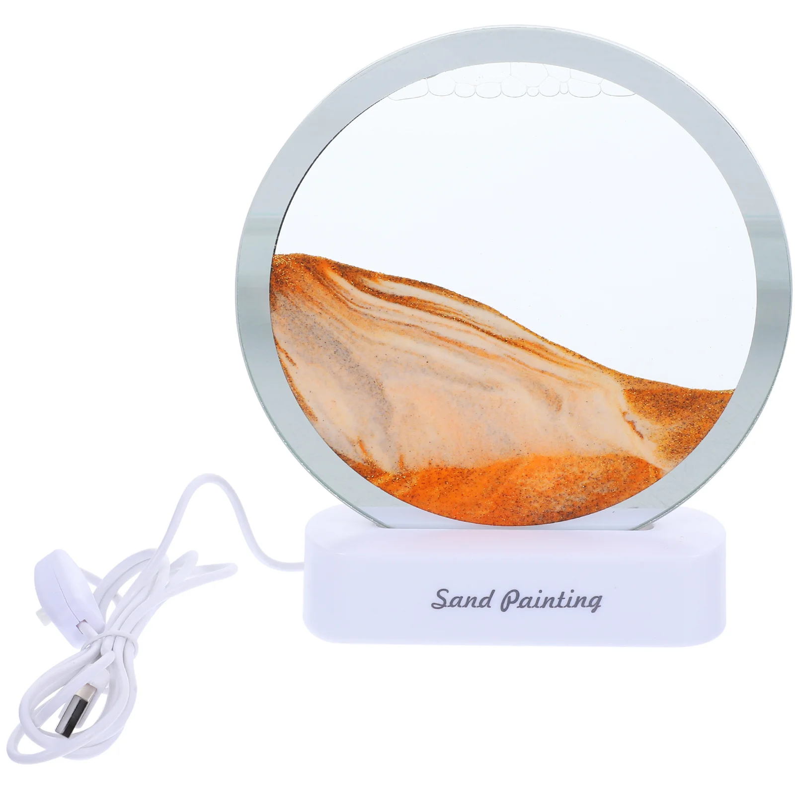 

Sand Lamp 3D Moving Sand Lamp Steady Desktop Decor For Home Office Study Room Christmas Birthday Gift