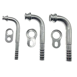 Autory Automotive Air Conditioning Active Platen Connector Radiator Evaporator Adapter R134a Fixture Hose Curved Straight