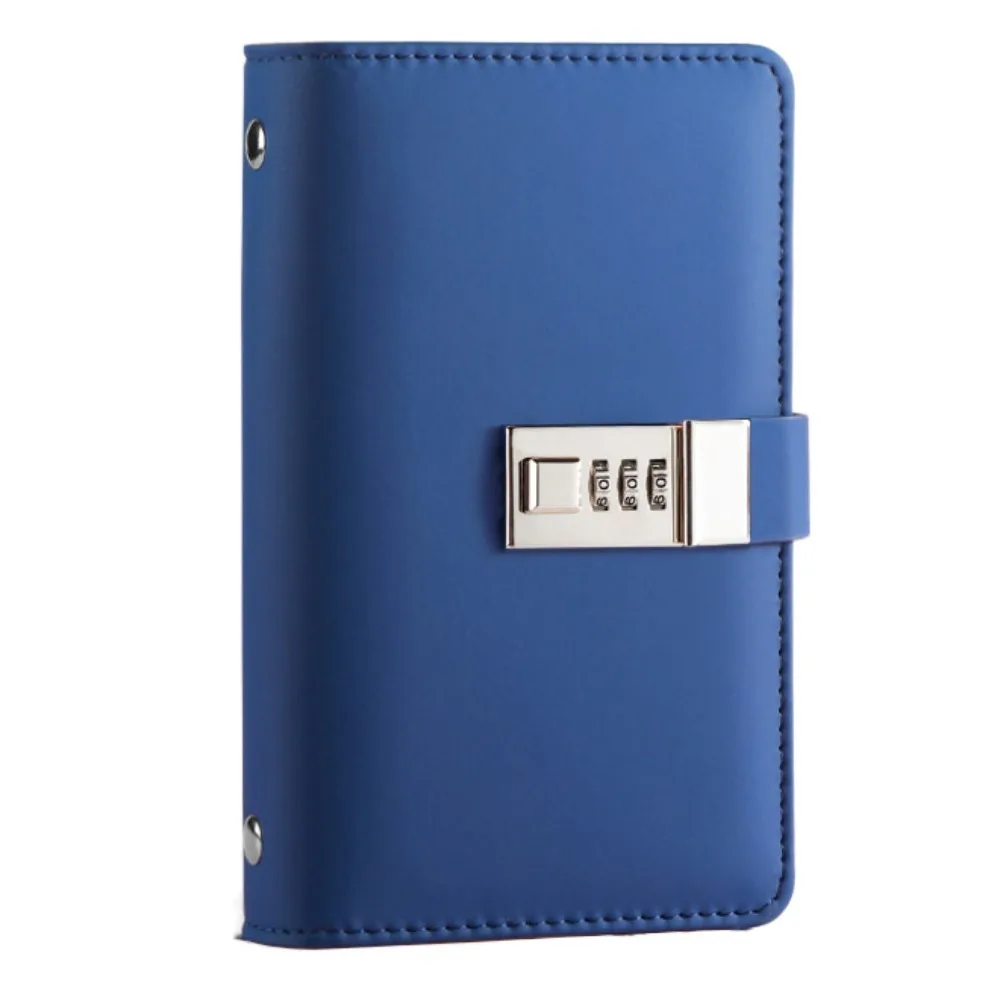 A6 Code Notebook for Money Solid Color Anti-splash Water Cash Budget Ledger Time Organizer Daily Plan