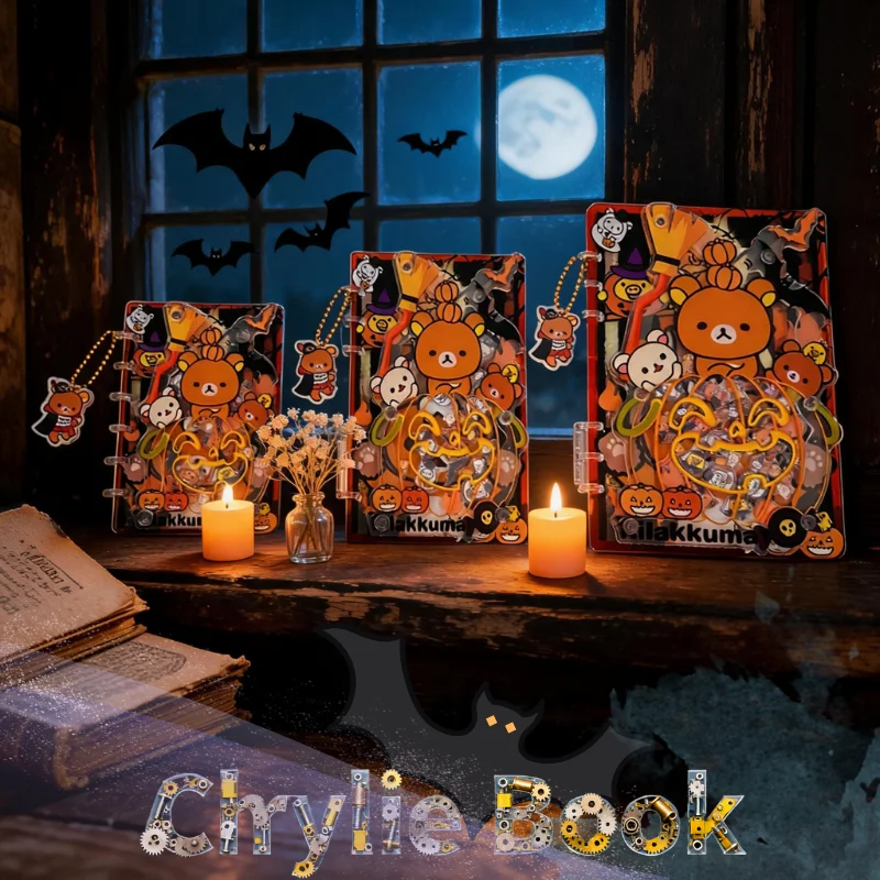 Acrylic, shaky A5 A6 A7 rustling bear, fashion, diary, handbook, loose-leaf book, friends, creativity, decompression, gift.