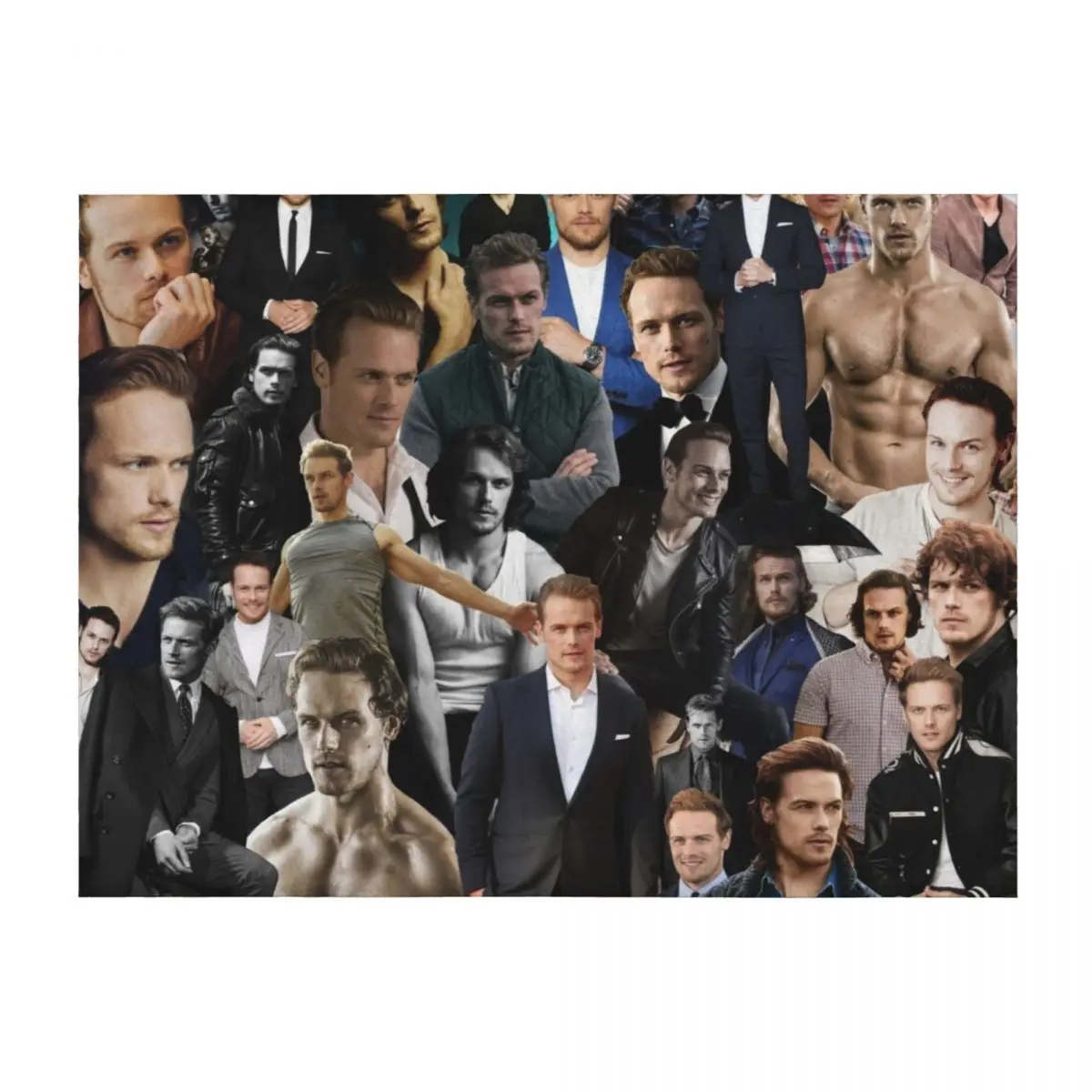 

Sam Heughan Throw Blanket Luxury St Flannels warm for winter Kid'S Blankets