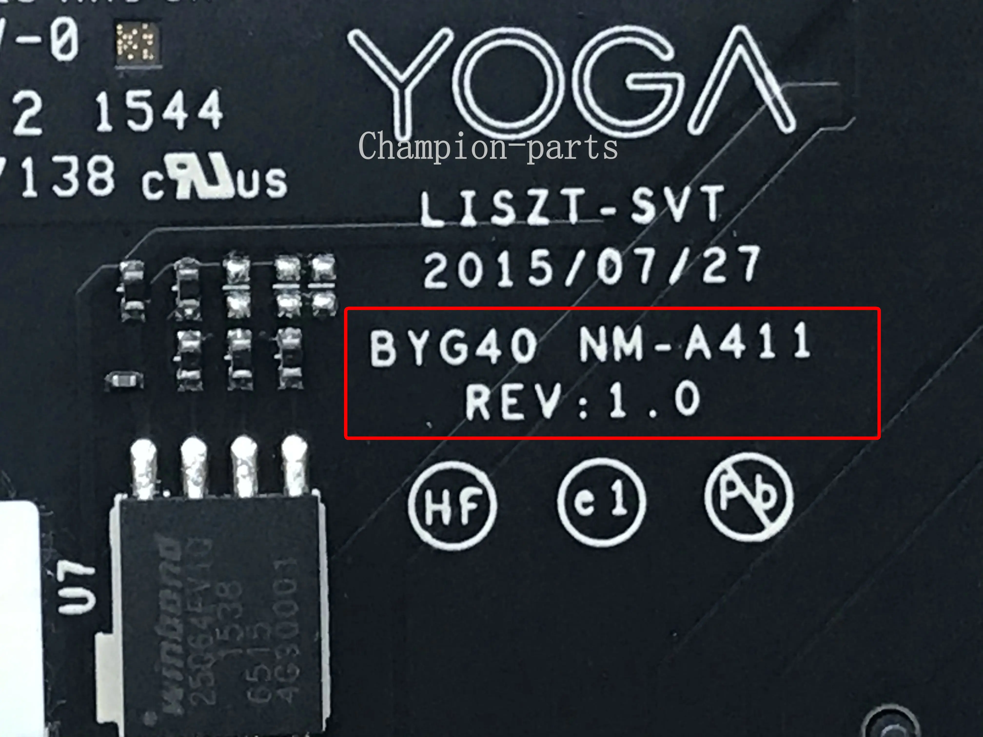 

STOCK BYG40 NM-A411 FOR LENOVO YOGA 900-13IKB NOTEBOOK MAINBOARD PROCESSOR I7-6500U 16GB RAM TESTED OK
