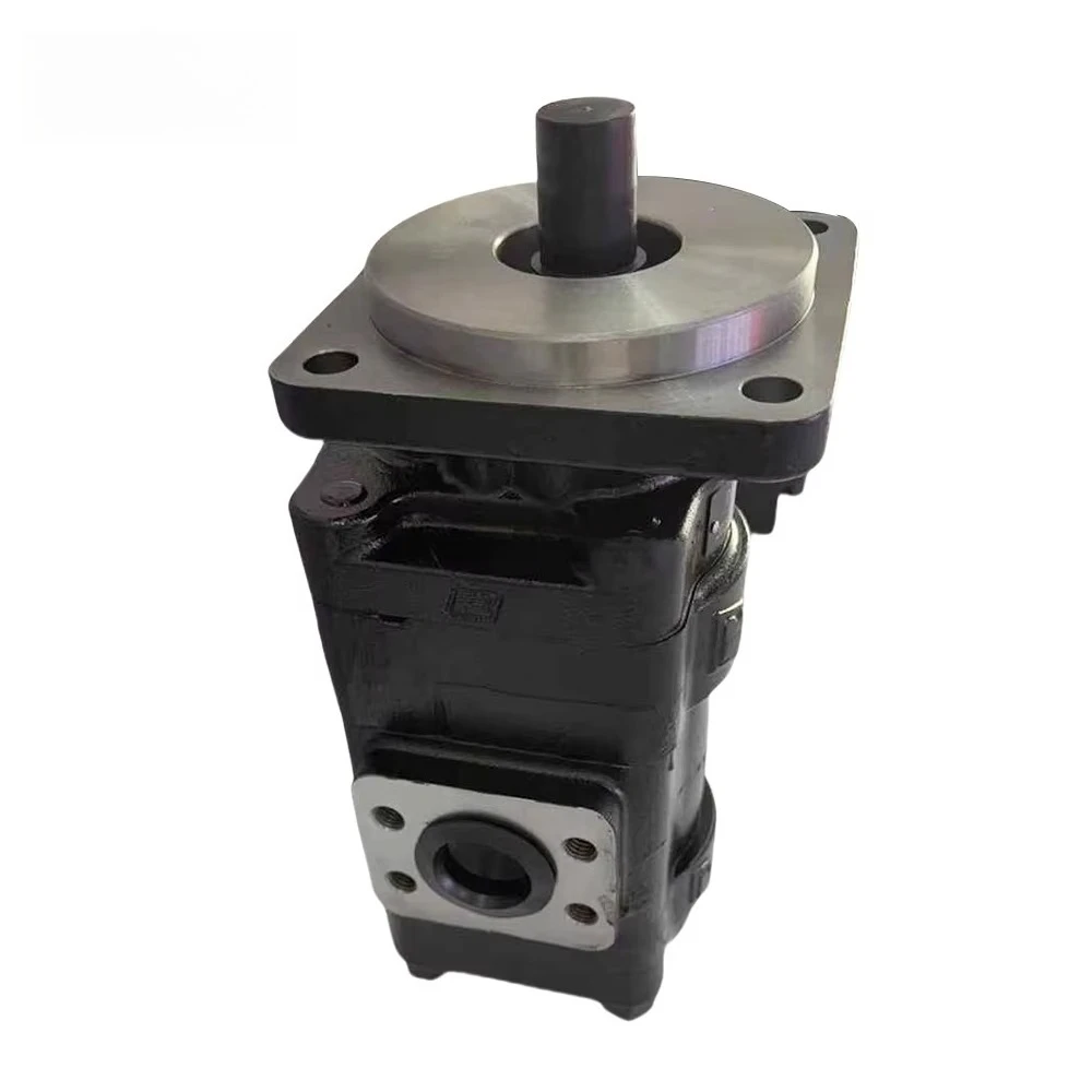 Hot selling：Hydraulic Pump Parts D149283 PGP330 56.5 64.6 CC  Hydraulic Gear Pump for Case 580K 580SK Back view 3
