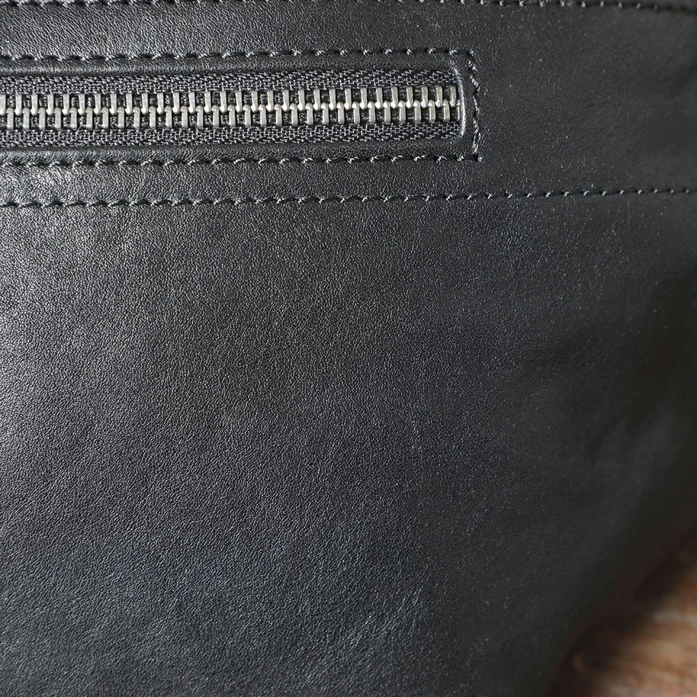 S.WORKER Lässige Herren-Brusttasche aus hochwertigem Leder | Modische Umhängetasche für Herren aus echtem Leder – Detail 14