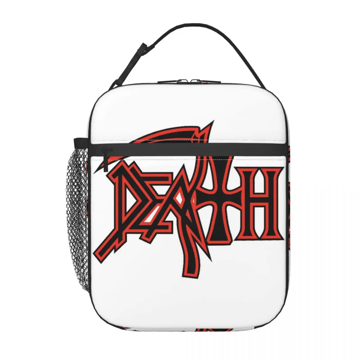 Napalm Death Rock Band Merch tas Tote makan siang terisolasi untuk penyimpanan kerja kotak makanan kotak makan siang pendingin termal portabel