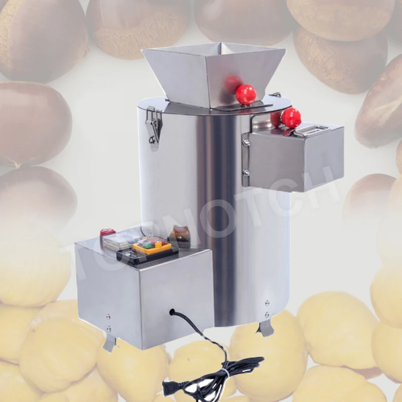 

TOPNOTCH Stainless steel Chestnut Peeling Machine Chestnut Sheller With an Output of 175 Kg /h Stable and Efficient