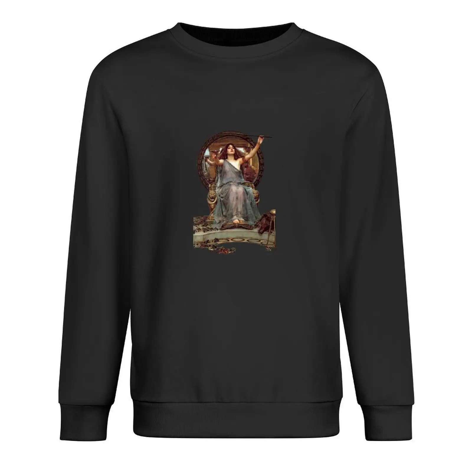 

Circe Offering the Cup to Ulysses by John William Waterhouse Pullover korean clothes men's coat fashion men sweatshirts for men