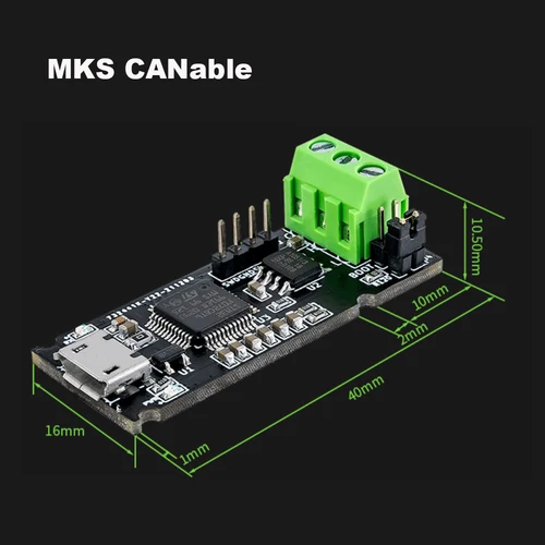 Imagen 2 del producto Módulo Makerbase MKS CANable USB a CAN canbus adaptador analizador depurador aislado VESC XDRIVE klipper