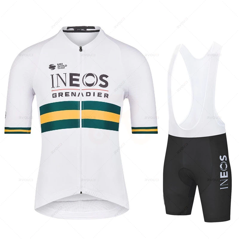 Ineos Colombia Epic Cycling Jersey Set, Short Sleeve Bicycle Wear, MTB Clothing, Bike Uniform, Racing Shirt, New, Summer